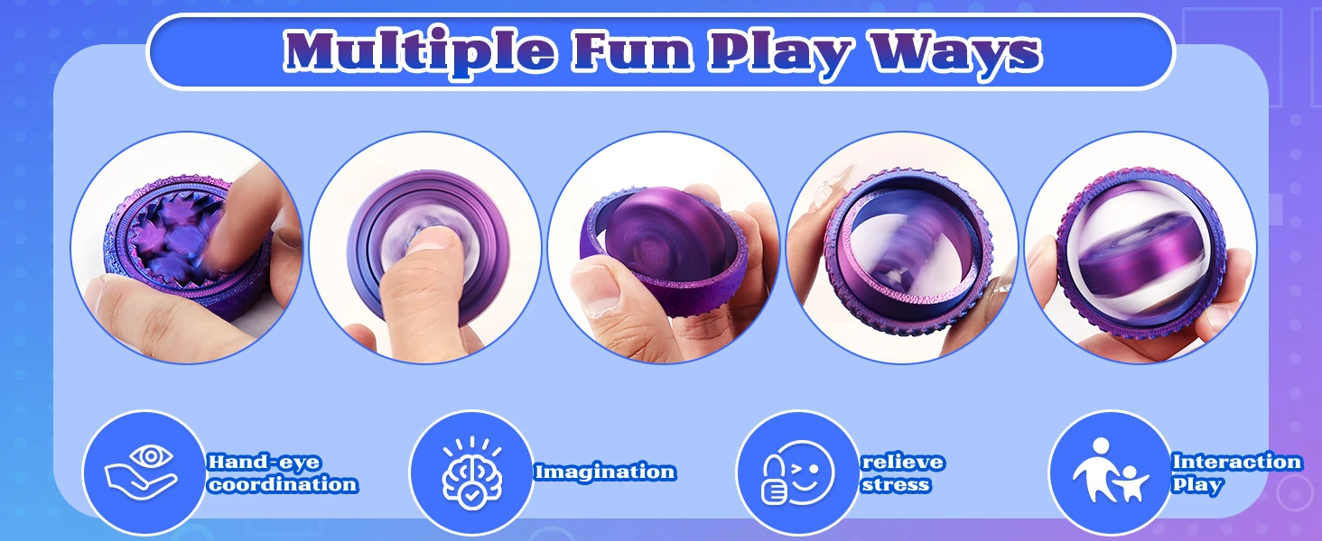 3D Printed Fidget Spinners3
