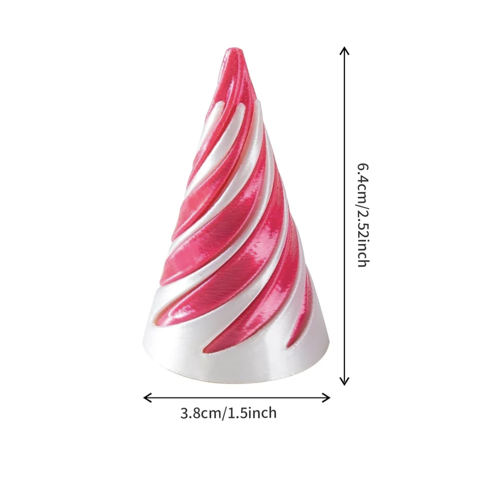3D Printed Spiral Cone Fidget Toy8 3D Printed Spiral Cone Fidget Toy - Image 3