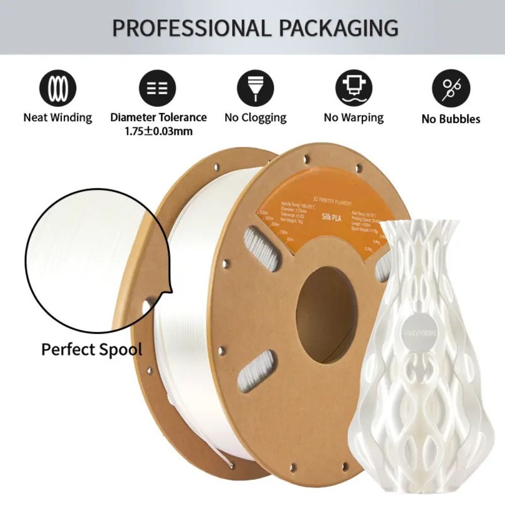 eryone-silk-color-pla-filament-3d-printer-1-75mm-0-03mm-shiny-filament-silk-pla-1kg-cardboard-spool-silk-glod-1 FDM -PLA Silk - Image 2