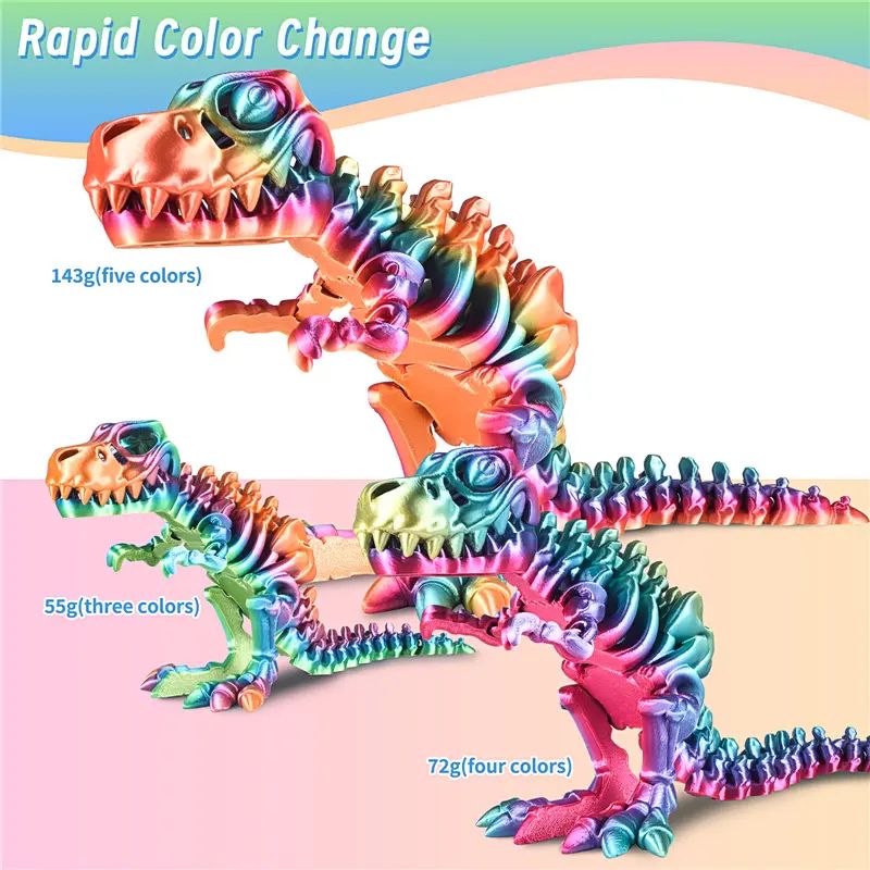 eryone-silk-rainbow-pla-gradient-colors-1-75mm-3d-pla-1kg-gradual-change-multi-color-filamen-3 FDM -PLA Silk Rainbow - Image 3